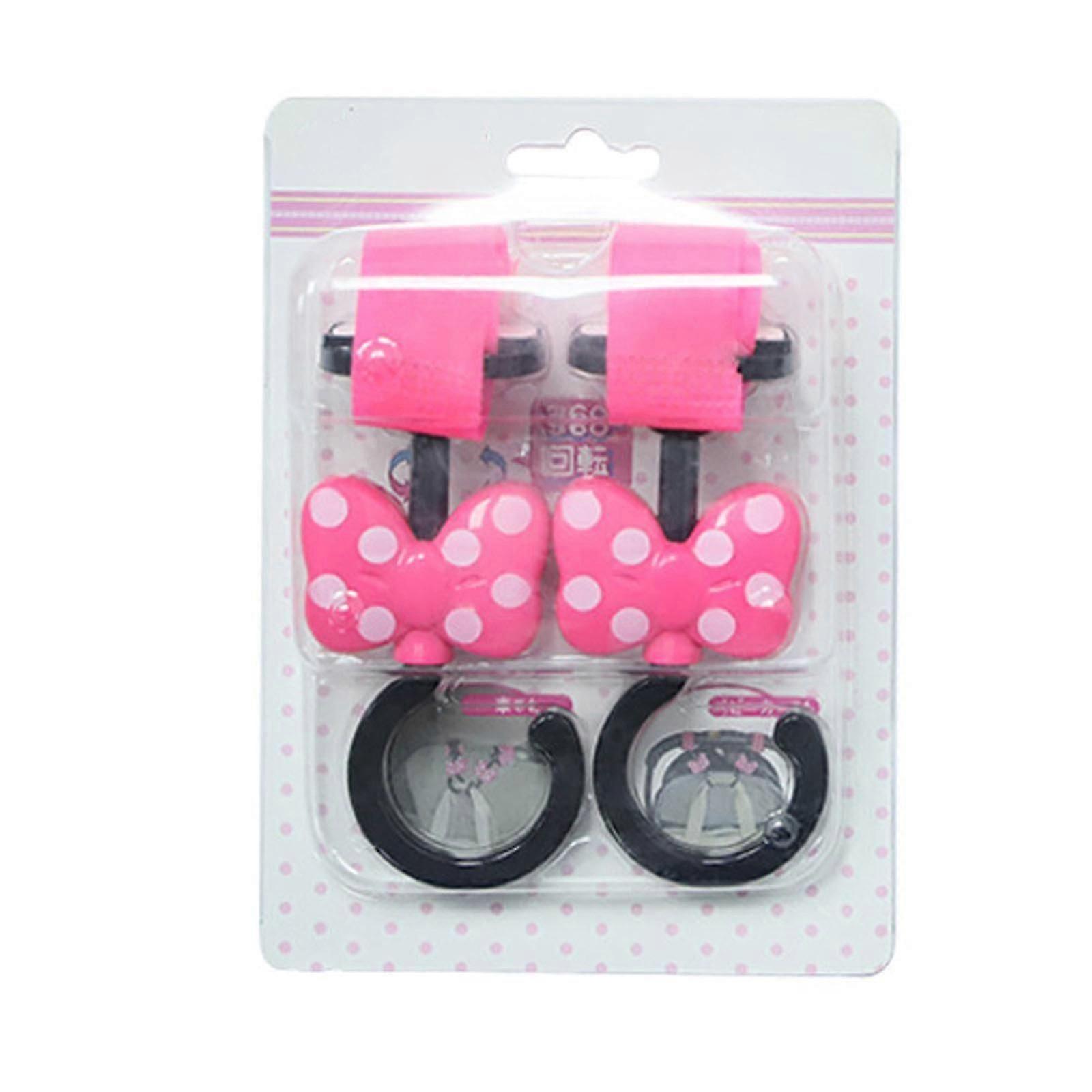 1Pair of Baby Stroller Hooks for Hanging Bags Shopping Universal Stroller Clip