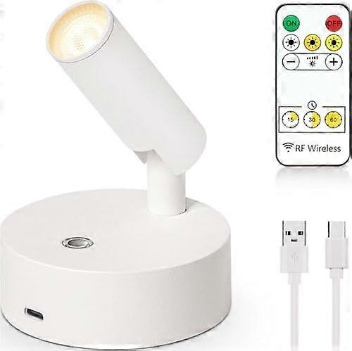 Wireless LED Spotlight Indoor Dimmable Rechargeable Upward Light