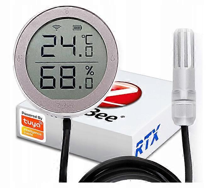 Rtx External Temperature And Humidity Sensor Lcd Tuya Zigbee