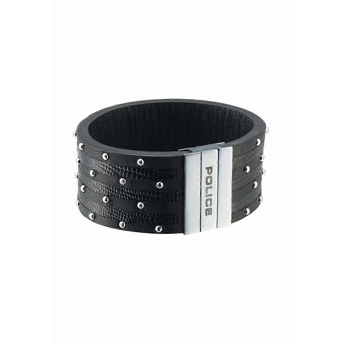 Men's Bangle Police PJ.21872BLB.01-19 Leather 18 cm