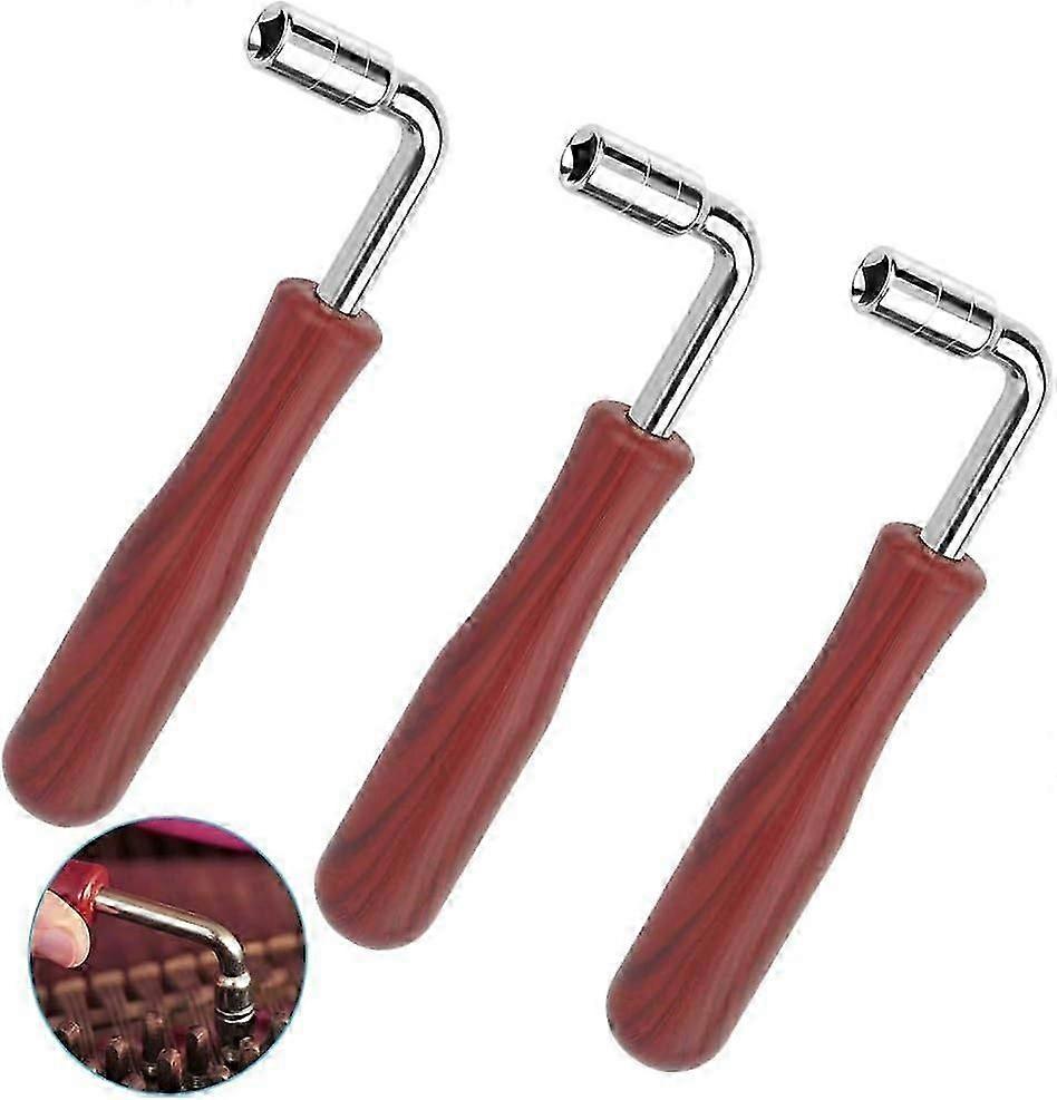 Suitable 3 Pcs Tuning Key L Shaped Tuning Hammer for Piano Tuning Tool Professional Tuning Keys_WYT