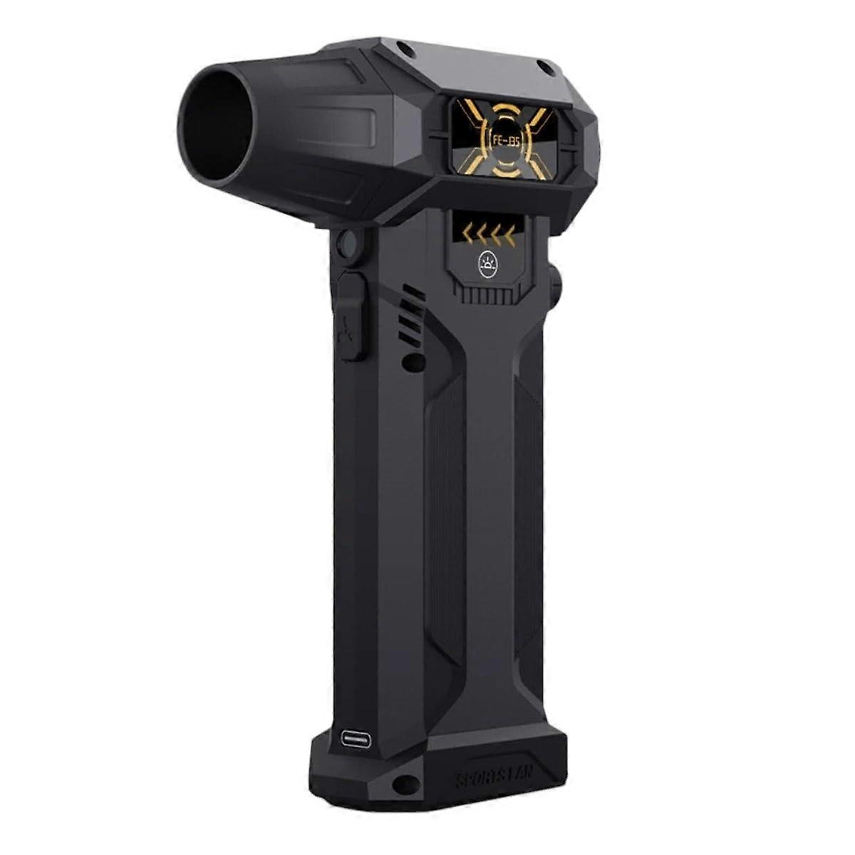Electric Air Duster Fan Rechargeable Cordless Blower with LED Light for Keyboard, PC, Car Cleaning, Fast Speed, 2025 Model