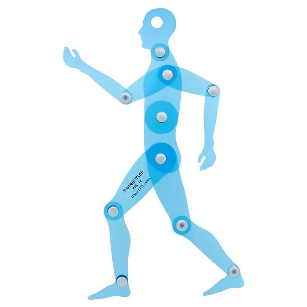 Staedler 976 14 Human Shaped Ruler 30 cm, 1 Piece, Clear Plastic, Ideal for Art and Design Projects