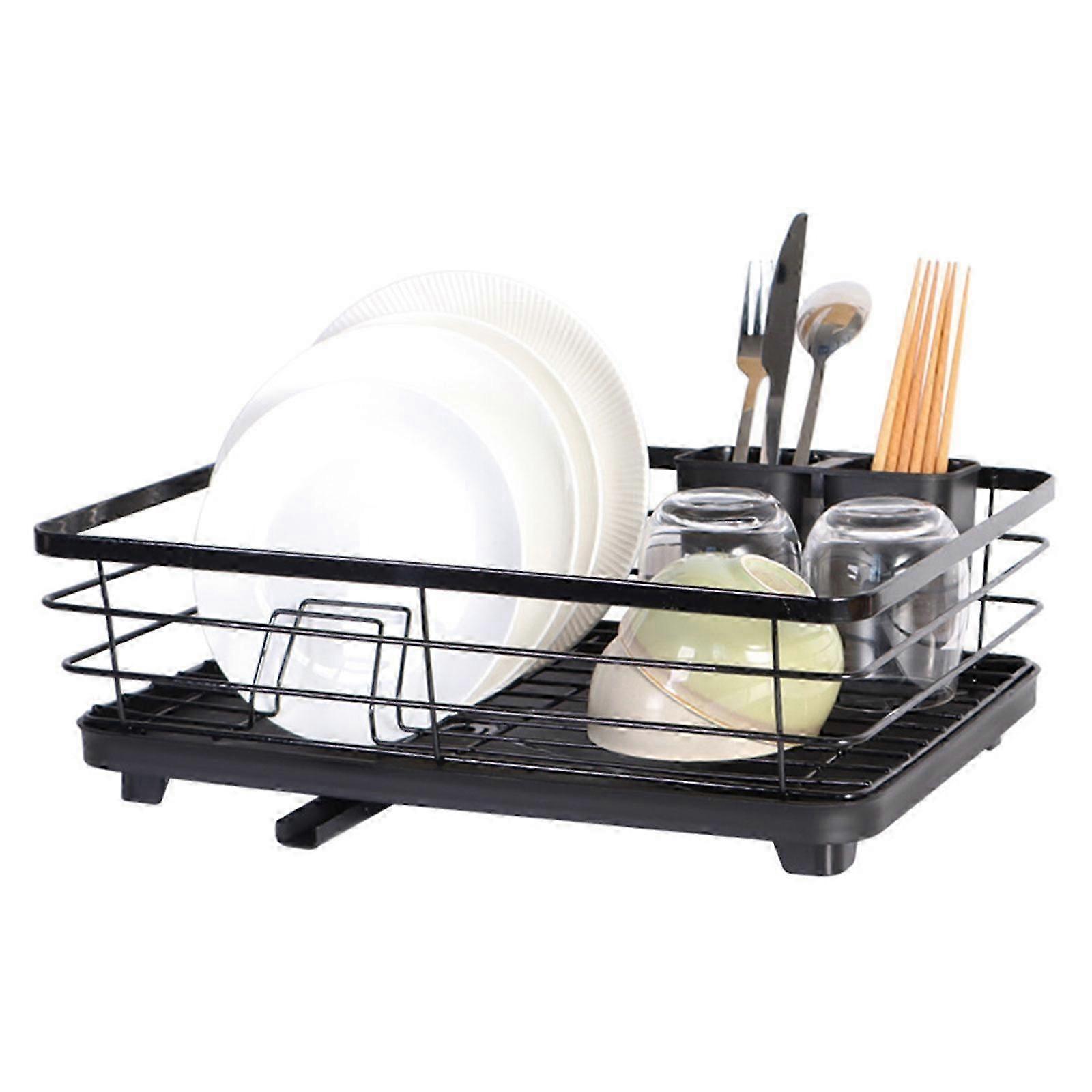 Dish Rack With Removable Dish Rack, Stainless Steel Dish Rack, Cutlery Holder Drying Mat