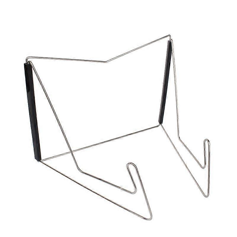 Bookshelf - Metal Bookshelf, Adjustable Portable Reading Multifunctional Bookshelf for Hardcover Textbooks, Cookbooks (Black)
