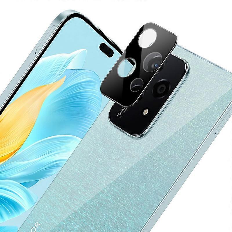 IMAK For Honor 200 Lite Protecteur d’objectif d’appareil photo en verre trempé (version noire)
