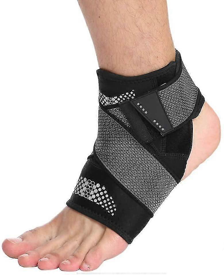 Ankelbøjle, 2stk åndbar stærk ankelstøtte til forstuvet ankel, stabiliserende ledbånd