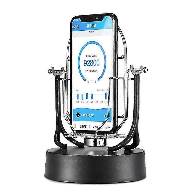 Dual Phone Swing Device for Step Tracking - Automatic Step Counter, Phone Holder for Fitness Apps Under 6.4 Inch