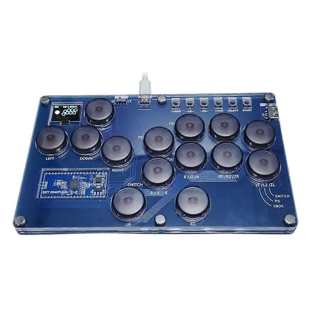  PC Mechanical Button Game Controller Arcade Keyboard Joystick  Fight Stick