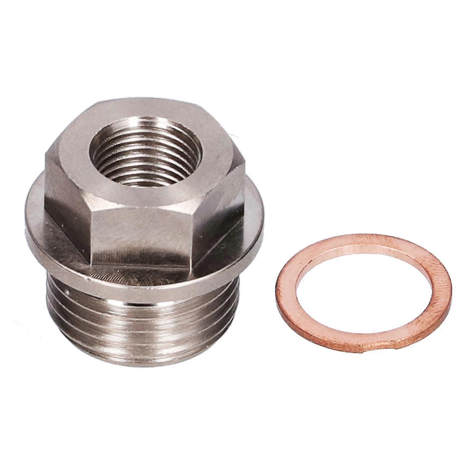 Sensoradapter M18x1.5 zu 1/8npt Gewinde Abluft Wassertemperatur Sensor Montage mit Dichtung