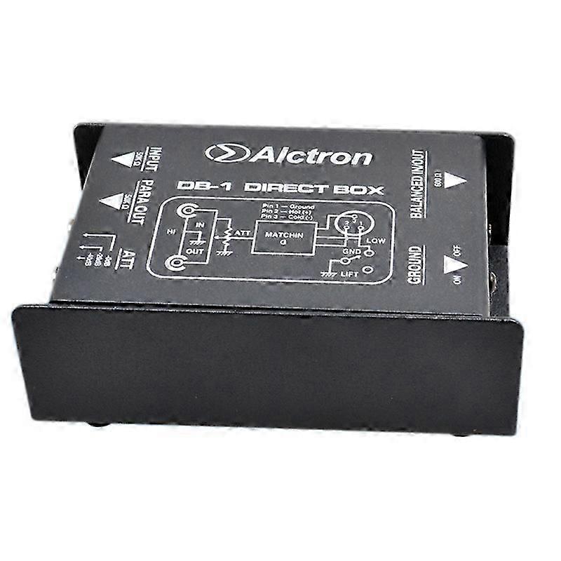 DB-1 Single Passive Impedance Converter DIBOX Front Stage DI Box