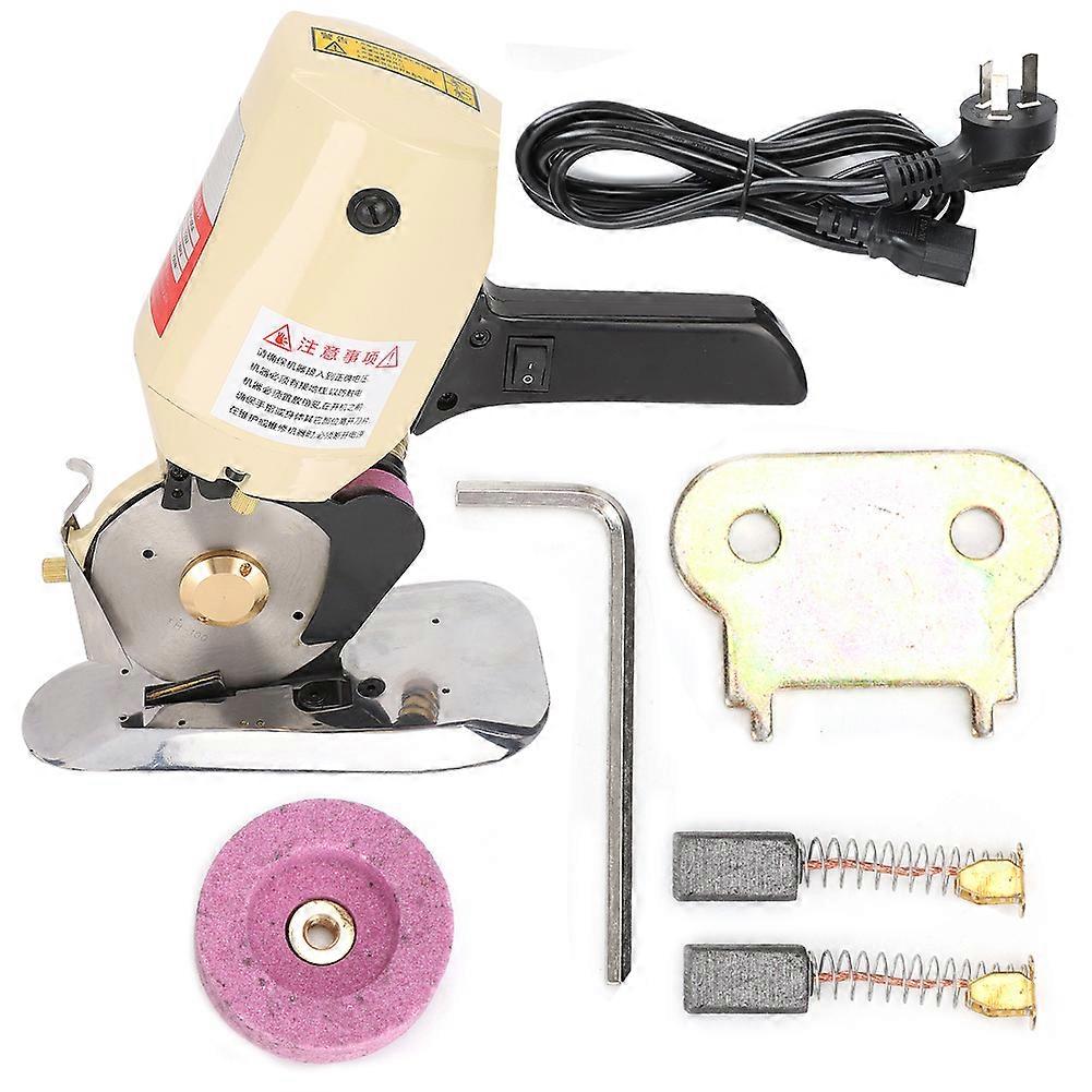 Electric Cloth Cutter Small HandHeld Round Knife Cutting Machine TH100