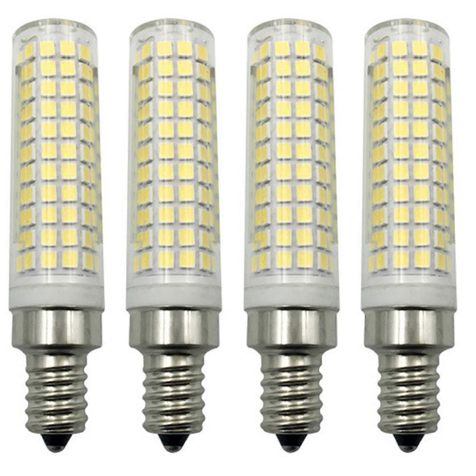 15W E12 LED Dimmable Corn Bulb 4 Pack, 1500LM 4000K Candelabra Light with 136 LEDs for Ceiling Fan and Chandelier