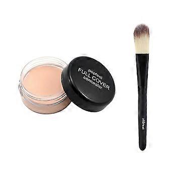 Conceale Dark Circles Isolation Concealer Cream 5 Colors With Foundation Brush PU6223