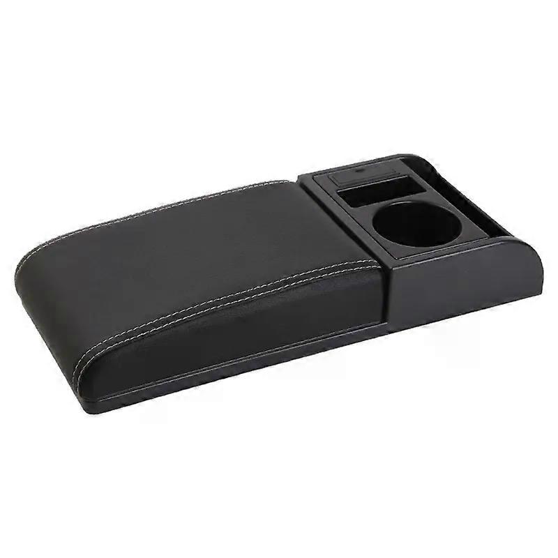 Armrest Center Storage Box With Cup Holder Adjustable Car Interior Accessories