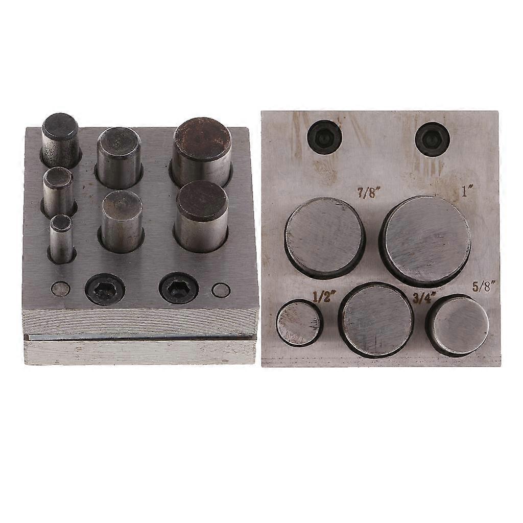 2Pcs Disc Set Round Metal Punches for Jewelry Making Designing Tools