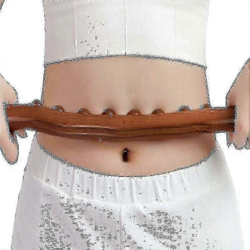 新しい8ビーズグアシャマッサージスティック炭化ウッドバックボディメリディアンスクラップセラピーワンドマッスルリラックス鍼治療マッサージャー