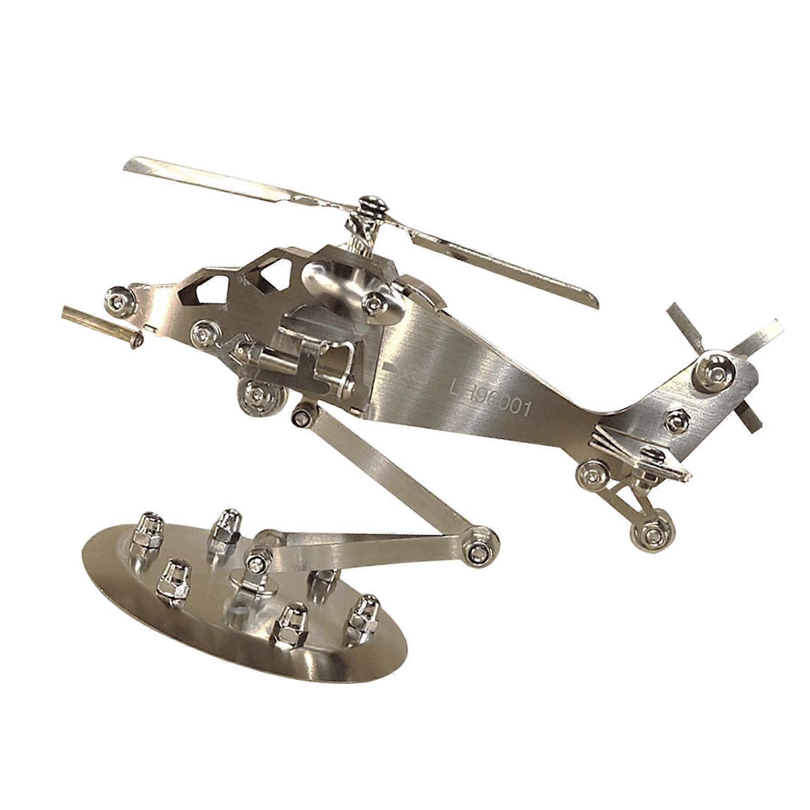 Helicopter Model Stable Collection with Stand for School Home Decoration