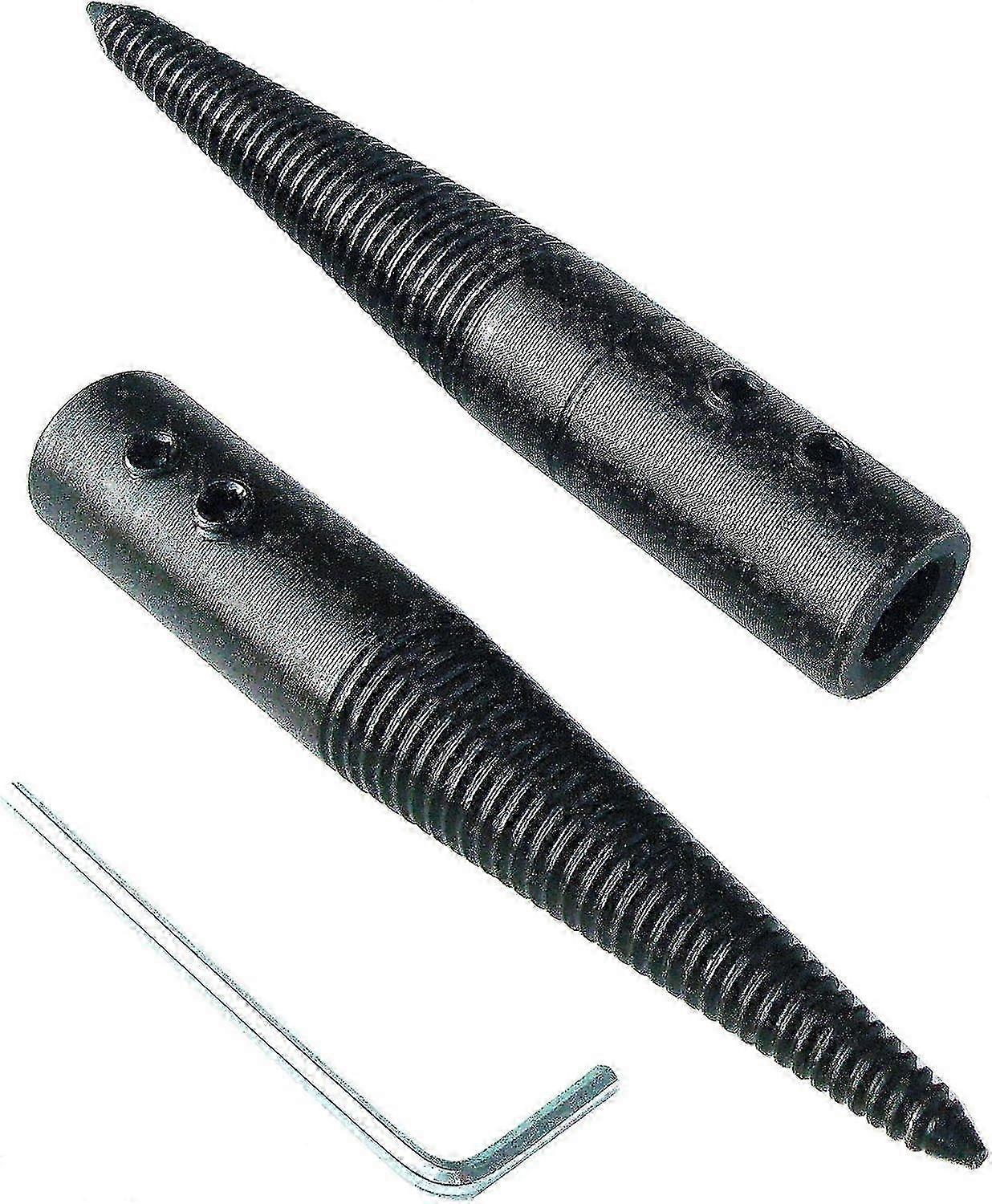 Bench Grinder Threaded Taper Spindle Adapter for Polishing Wheels, 2-Pack