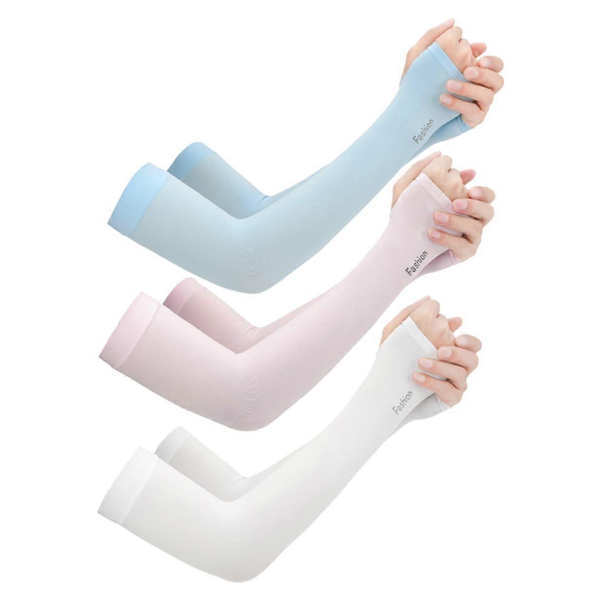 Padded Arm Sleeves for Rowing Fishing Women Sports, Sun Protection Cuffs, Cooler Fabric, Assorted Colors, Men's Fit