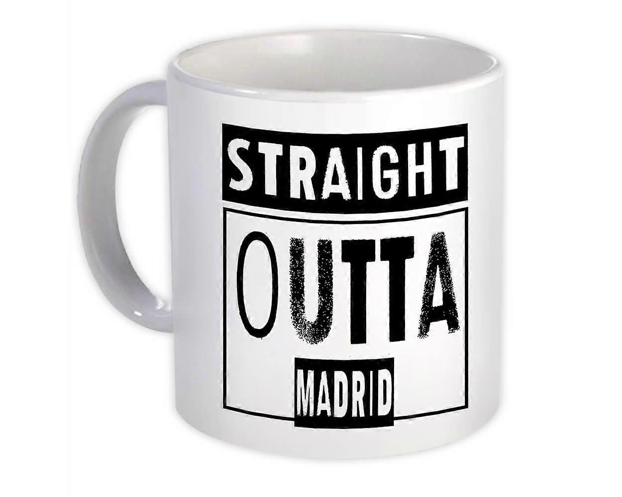 Gift Mug: Straight Outta Madrid Spain