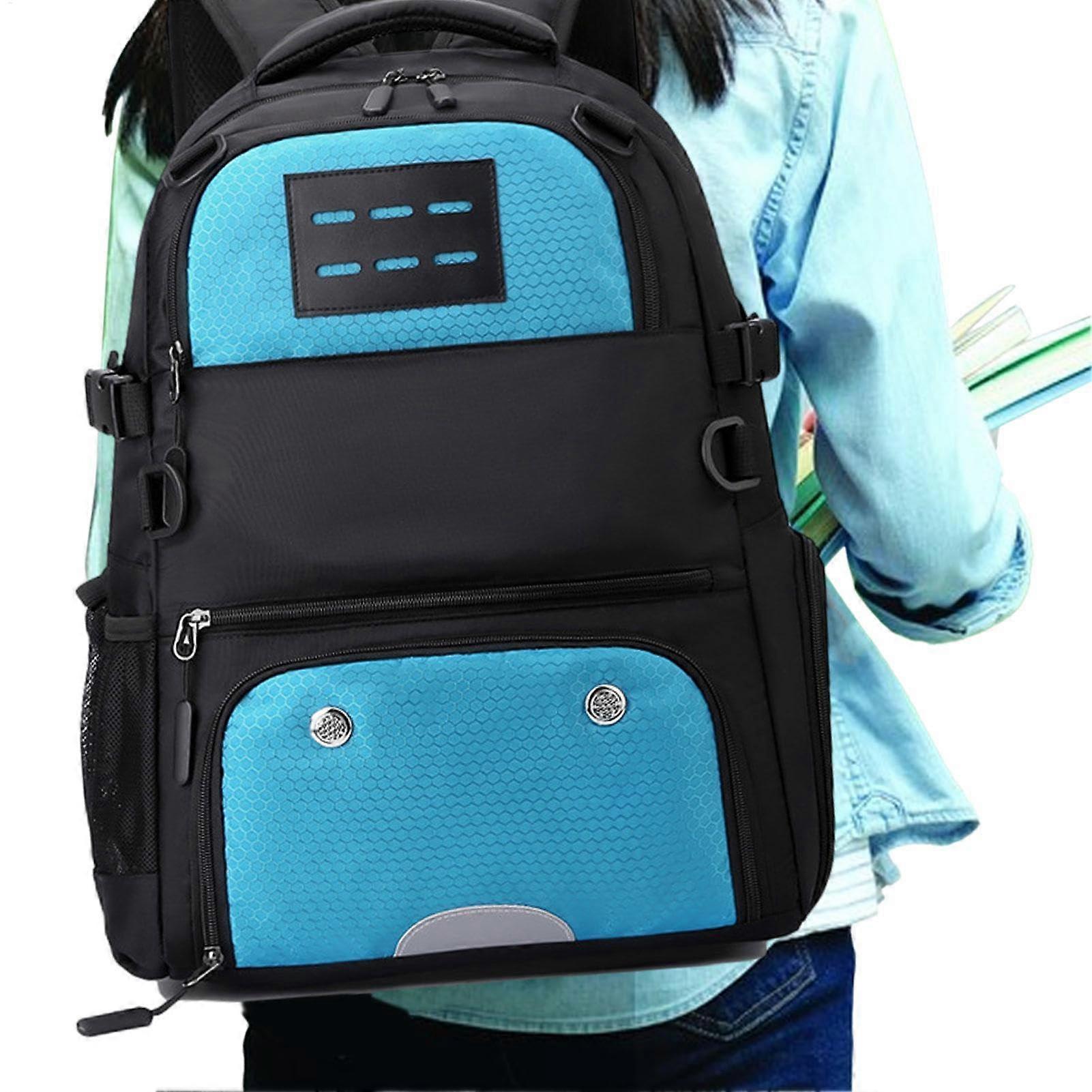 Volleyball Backpack  Basketball Backpack with Ball Stand Training Backpack with Shoe Compartment for  Blue