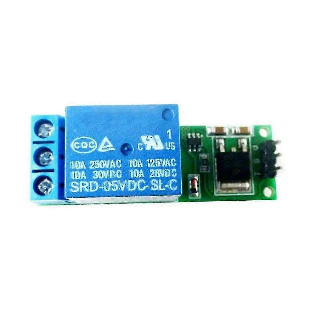 For IO25B01 Single Channel 6-24V Self-Locking Relay Switch Locking Relay Low Pulse Trigger Board