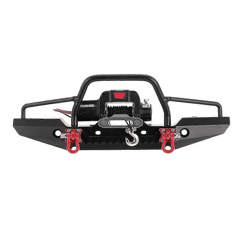 Metal Front Bumper With 2 Led Light & Remote Control Electric Winch