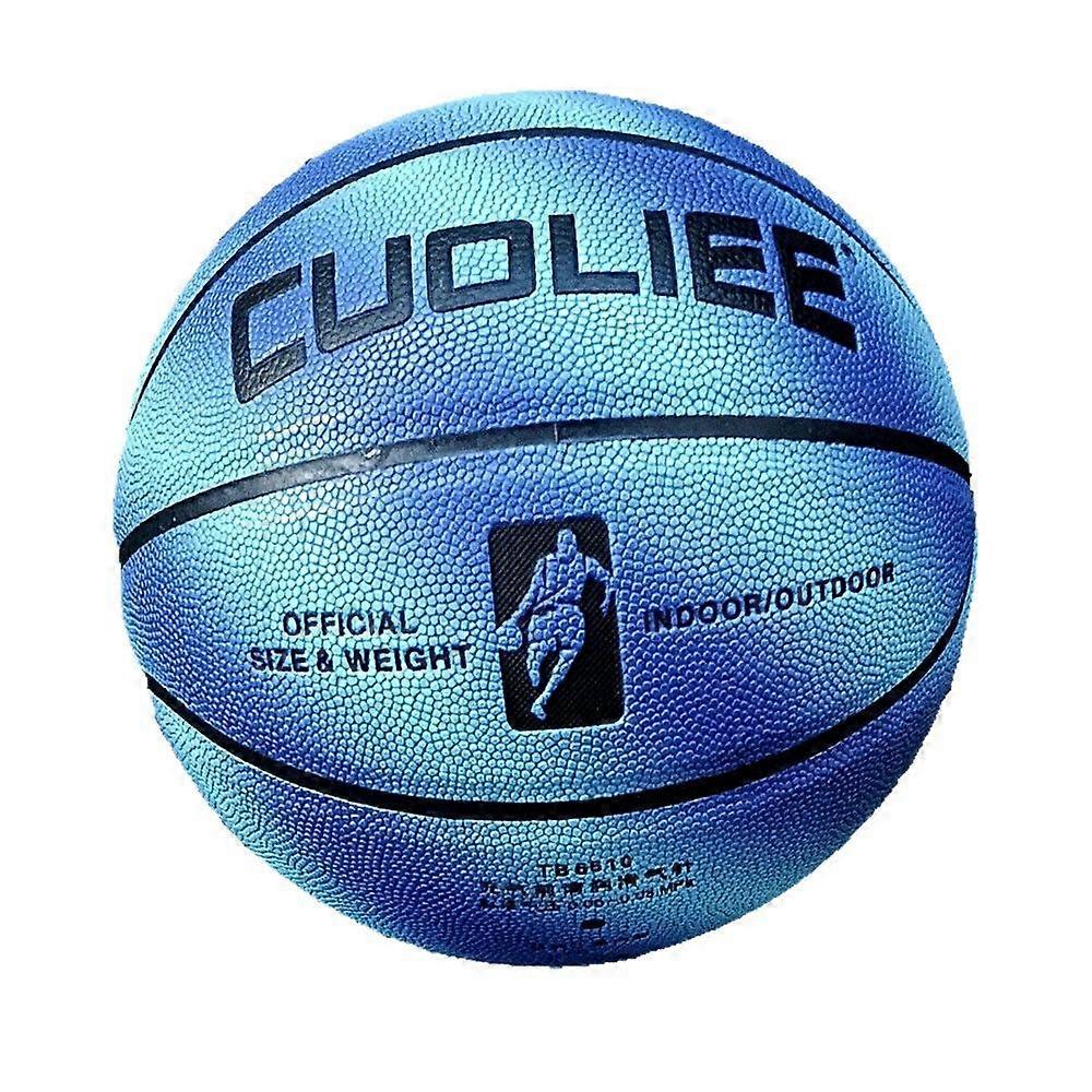 No. 7 Standard Basketball for Adult Competition and Training, Blue