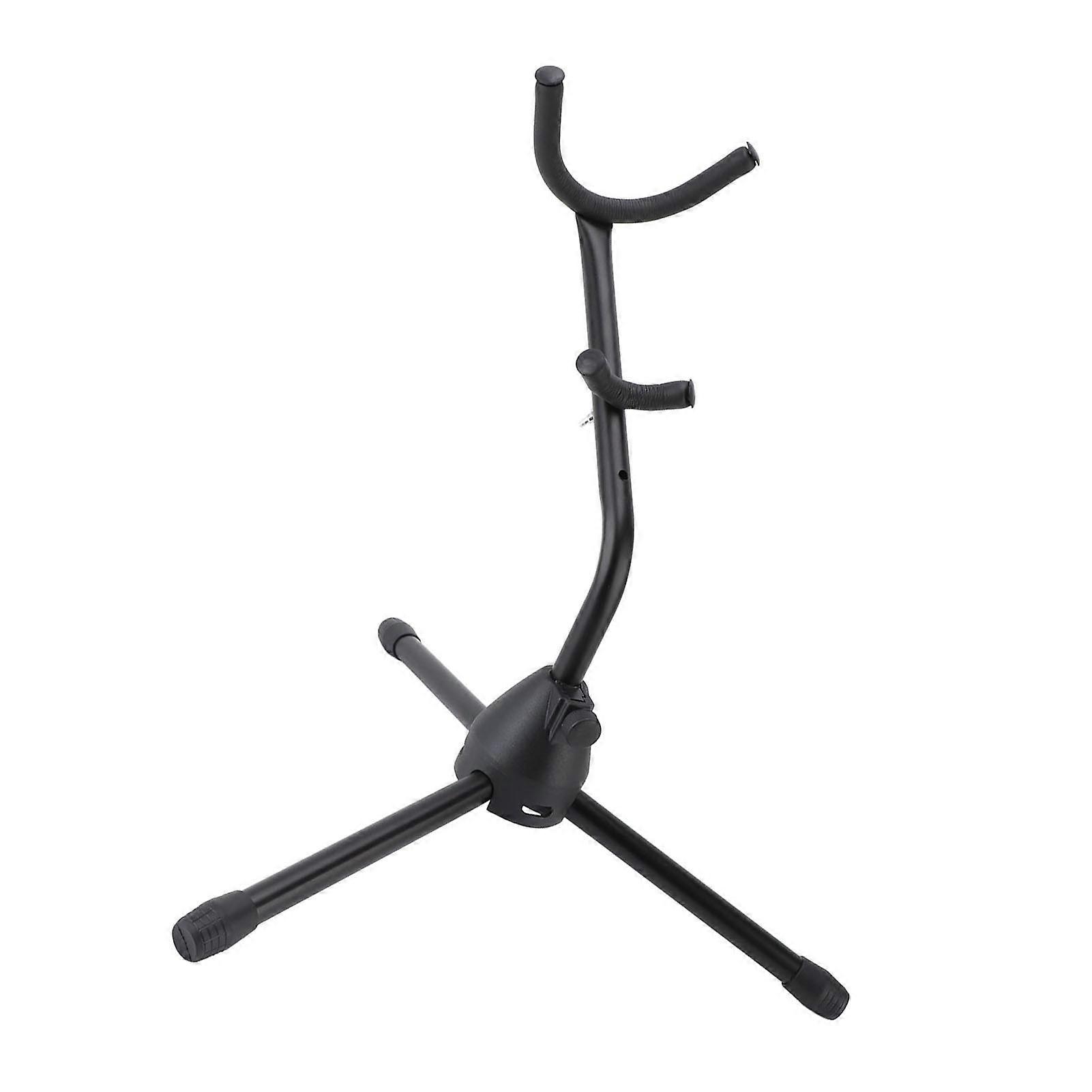 Foldable Metal Tenor Saxophone Stand Stable for Home and Shop Use