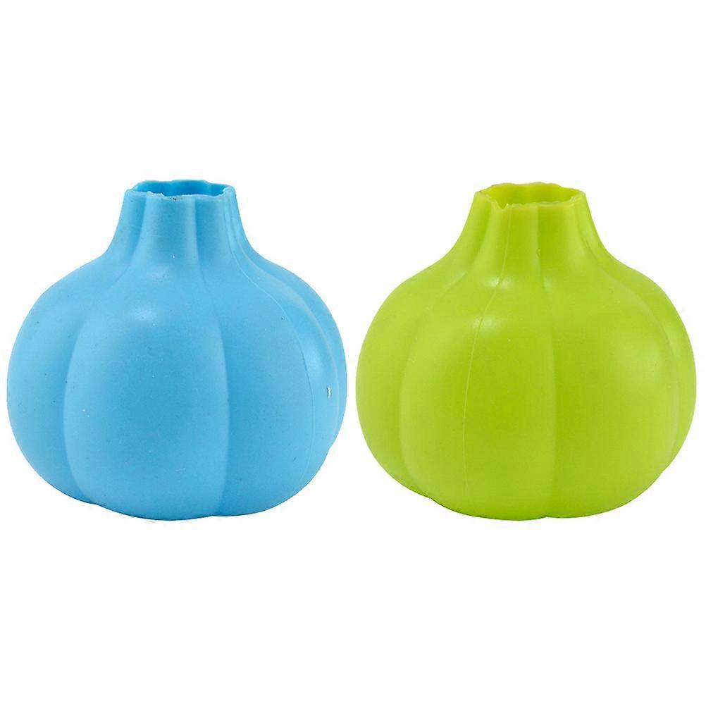 Garlic Roller Garlic Peeling Garlic Tool Assorted Color 11.00X11.00X2.50cm 2Pcs