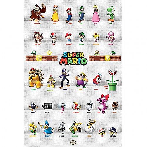 Super Mario Poster Character Parade 278