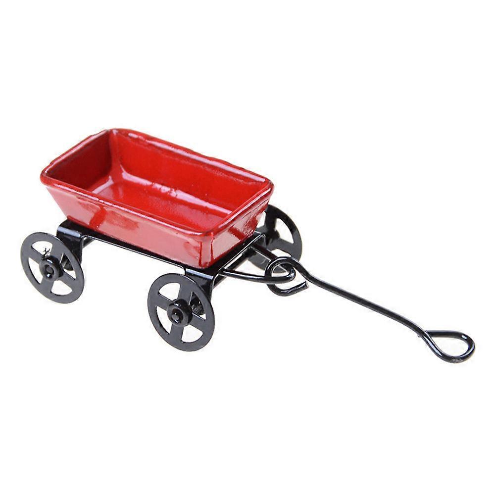 Realistic Metal Trolley Model, Functional for Kids' Fun and Photo Sessions