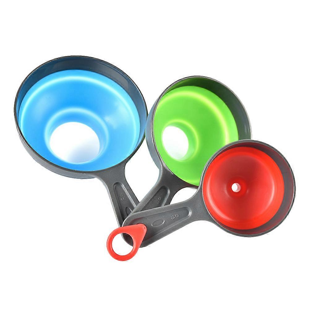 Versatile Collapsible Funnel, Easy Handling and Cleaning, Fits Various Containers