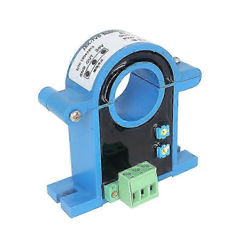 Hall Current Sensor 0-50A 100A 500A DC Current Detection 4-20mA 0-20mA 0-5V 10V Output Open Loop Perforated Current Transmitter