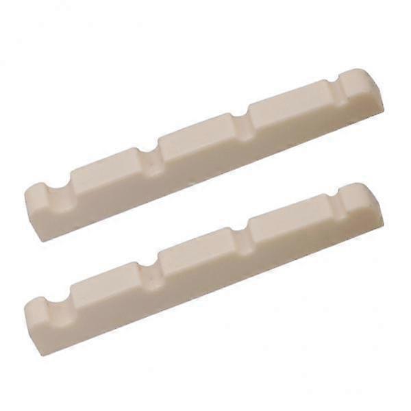 3- 2 Pieces Slotted Nut for 4 String Electric
