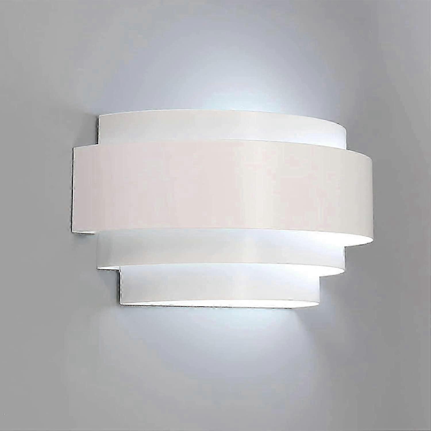 Modern Sconce 7w Up And Down Wall Lights Hardwired Led Wall Lamp Indoor For Bedroom Hallway, Cool White, 6000k