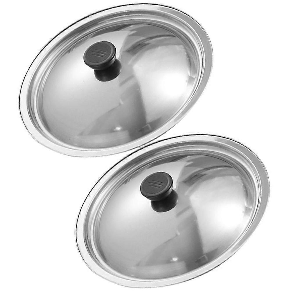 Stainless Steel Pot Lid Replacement for Frying Pans, Woks, and Cast Iron Cookware Multipurpose Kitchen Cookware Cover