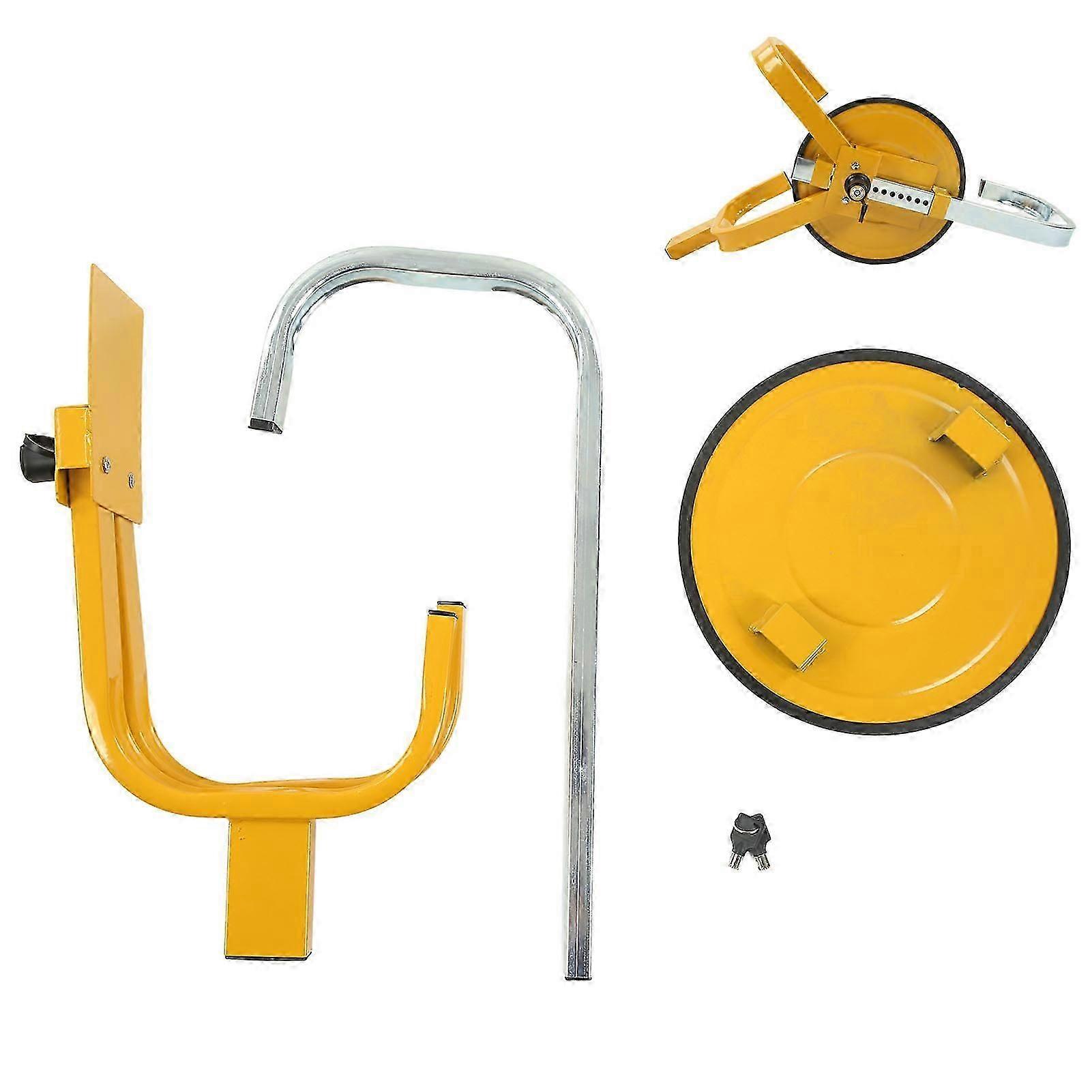 WheelClampLockParkingBoot WheelAntiTheftLock CarBootTireLock WheelAdjustableLock VehicleAntiTheftLock TireAntiTheftLockforParkingCar