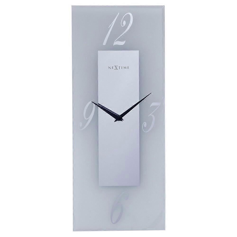 NeXtime - 3302FR - Wall Clock - 20x50cm - silver - Dali