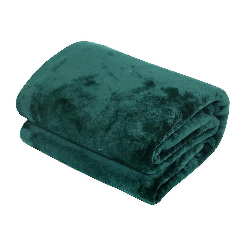 Warm Blanket Flannel Material Balcony Couch Blanket Adults Soft Throw Blankets 1Pack