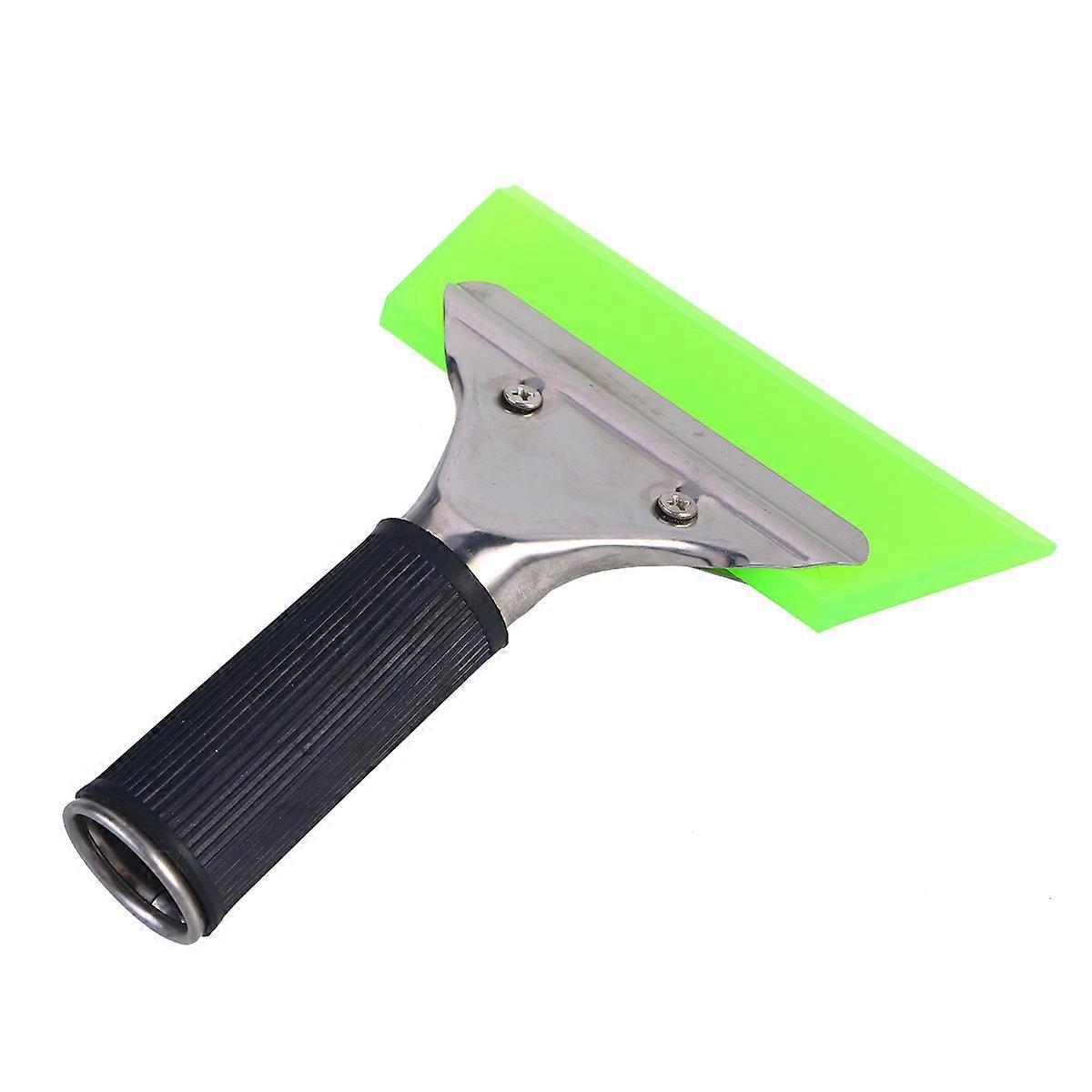 Car Mirror Squeegee Cowhells Glass Shower Auto Window Cleaning Tool Green 1Set