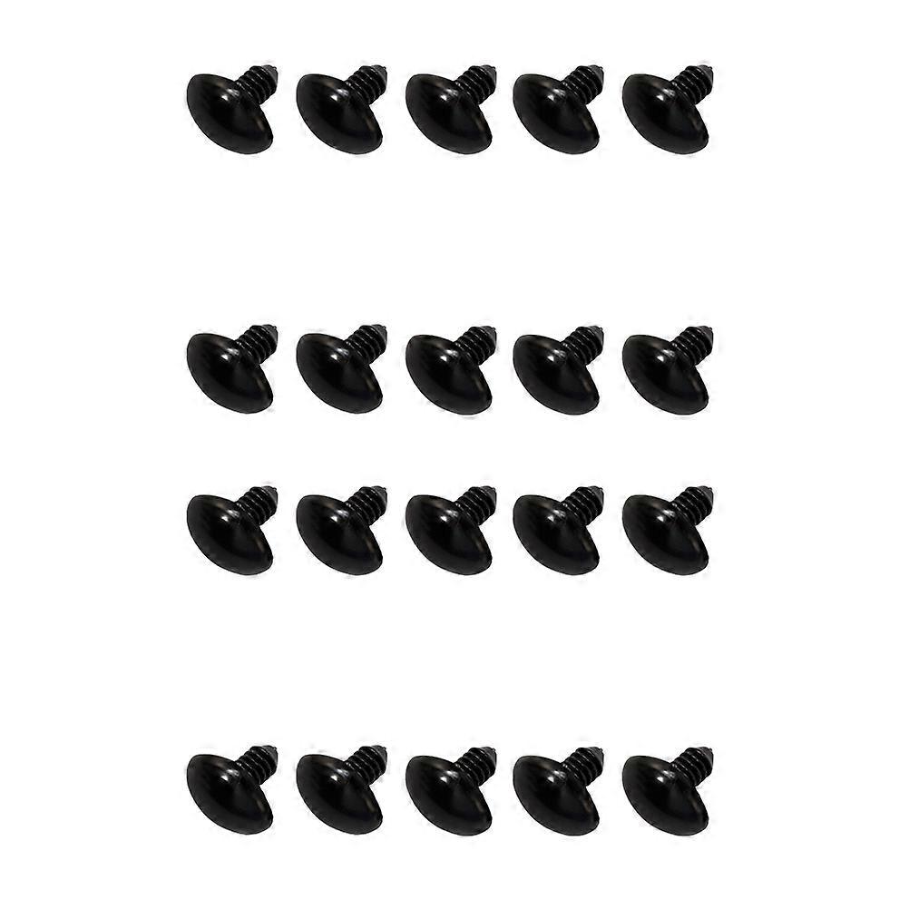 Plastic Safety Nose Craft Animal Bear Doll Nose for Handmade Crafts Home Decoration 14mm 200Pcs