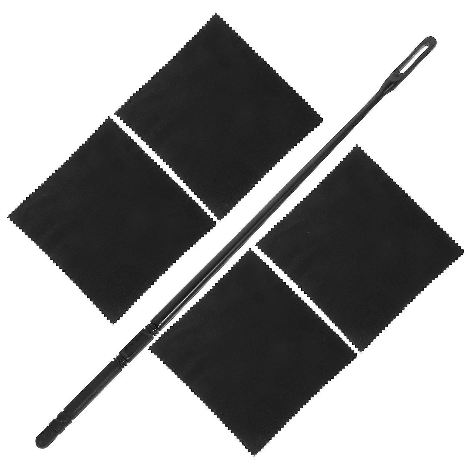 Flute Cleaning Kit with Cloth & Rod Maintenance Supplies for Flute Instruments