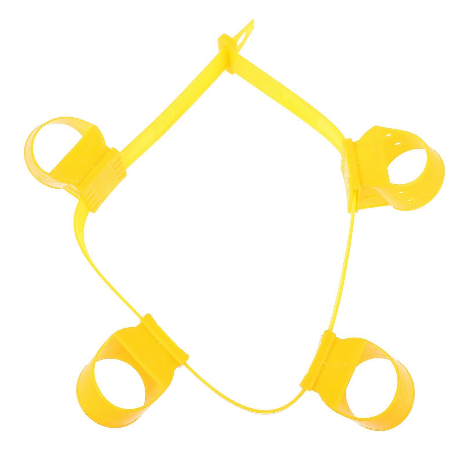 Tree Branch Stretcher Tree Support Holder For Garden Plants Secure Tree Support Yellow 7.00X5.70X4.40CM 4Pcs