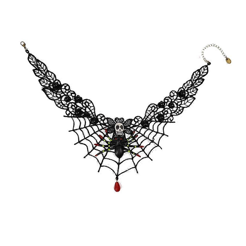 Dripping Blood Choker Necklace Halloween Accessory Black Color 27 x 19 x 0.2 Cm 1Pack