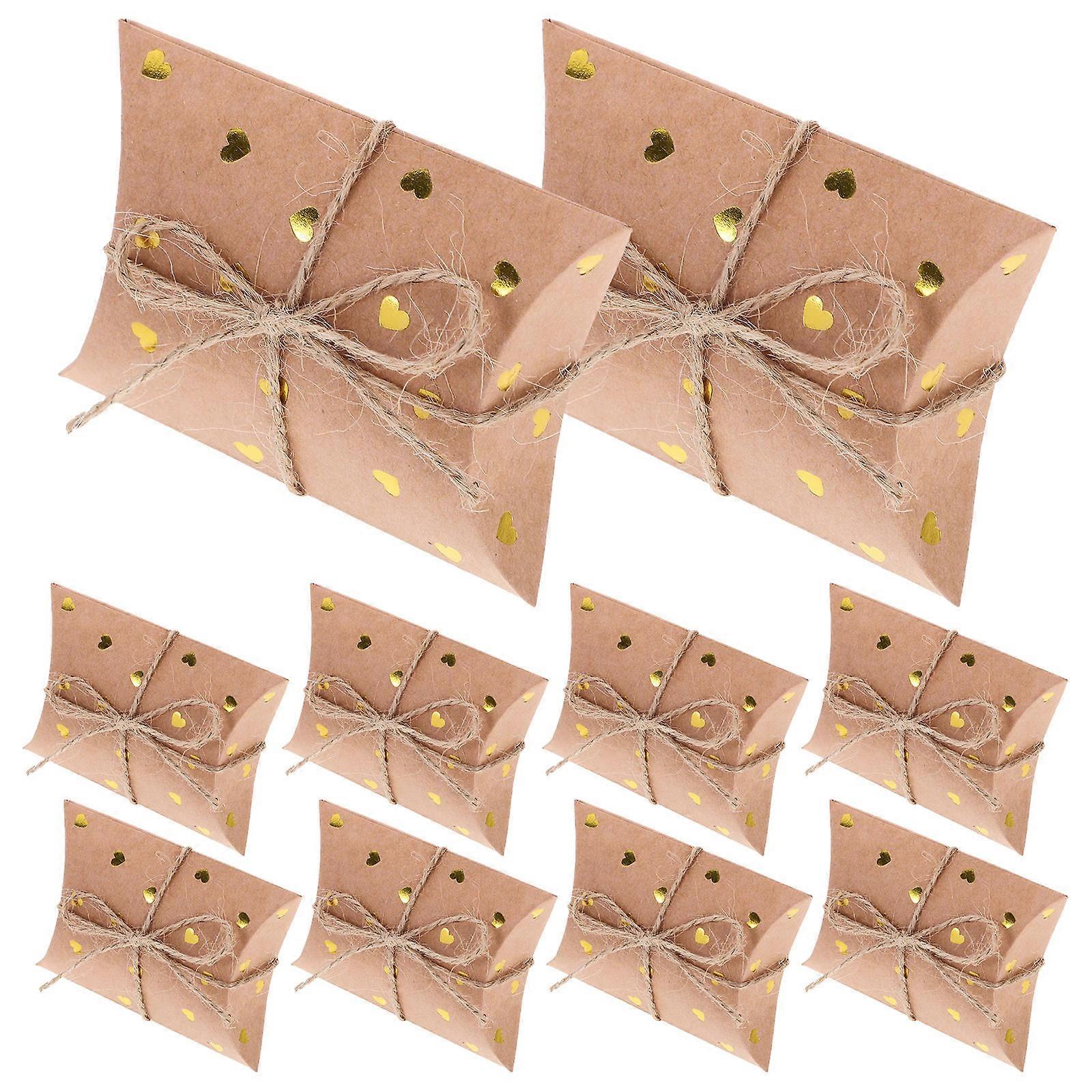 Candy Favor Boxes Tiny Present Boxes For Party Decorative Candies Container Kraft Paper 100Set