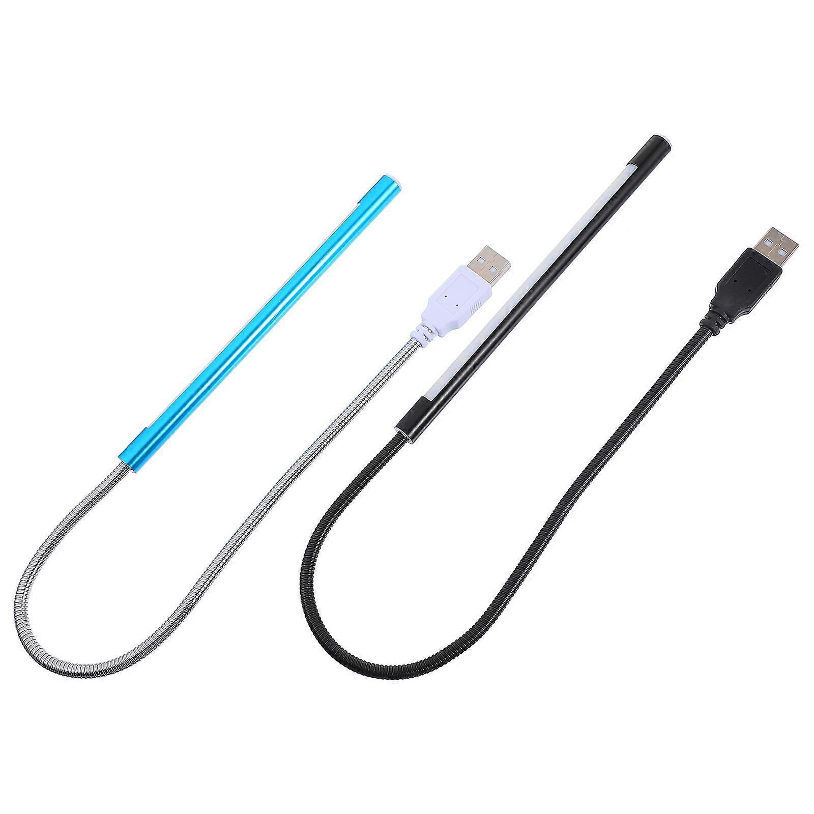 USB Touch LED Lamp Gooseneck Dimmable Light for Laptop Keyboard Portable Mini Night Reading Light for Bedside and Travel Use