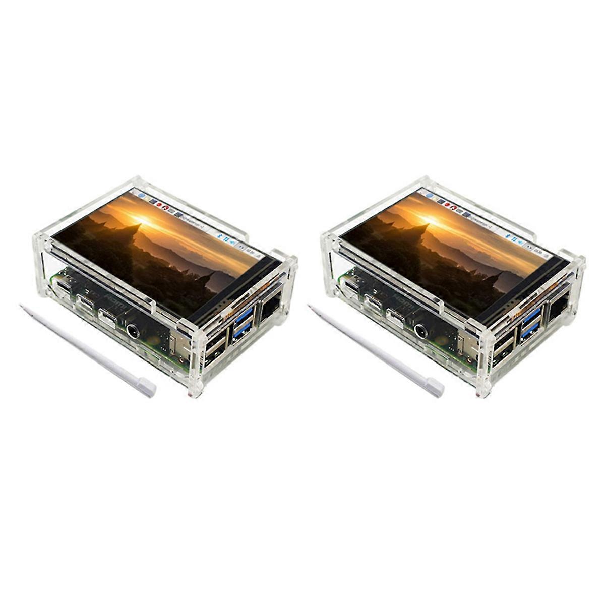 3.5 Inch Contact Display Screen Acrylic Shell for 3B+