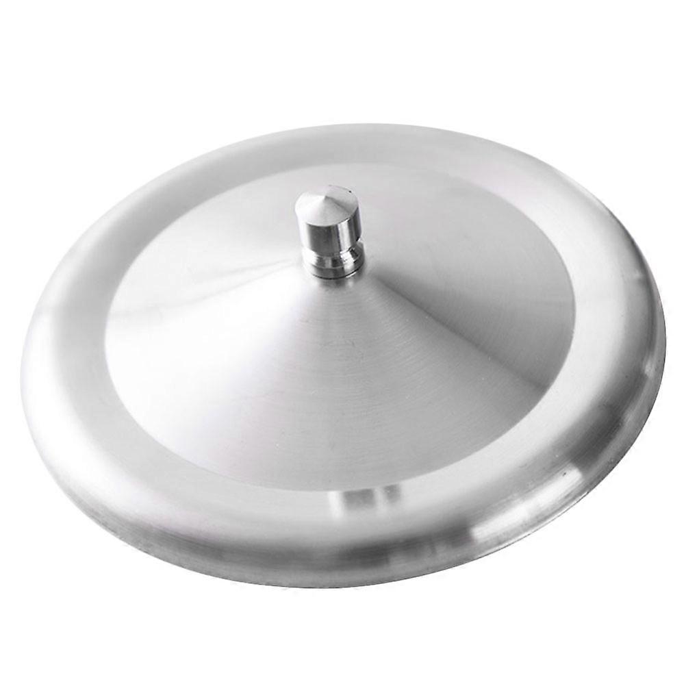 Cup Replacement Lid Round Mug Lid Home Use Silver 1Pack Practical